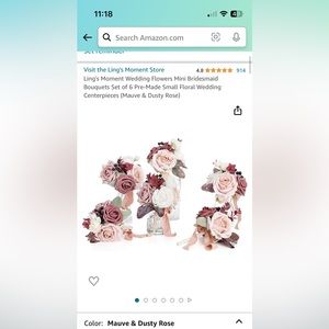 Lings, moments, centerpiece, mini bouquets